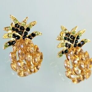 Crazy for Pineapples Earrings